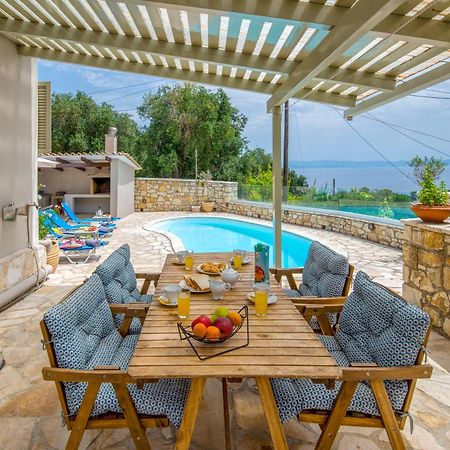 Loggos Seaview Cottage With Private Pool By Konnect Longos  Экстерьер фото
